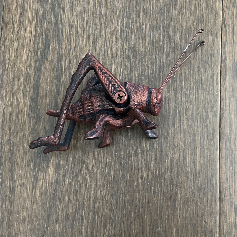 Copper Grasshopper Figurine / Paperweight